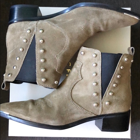 Marc Fisher LTD stud suede booties - Picture 3 of 5